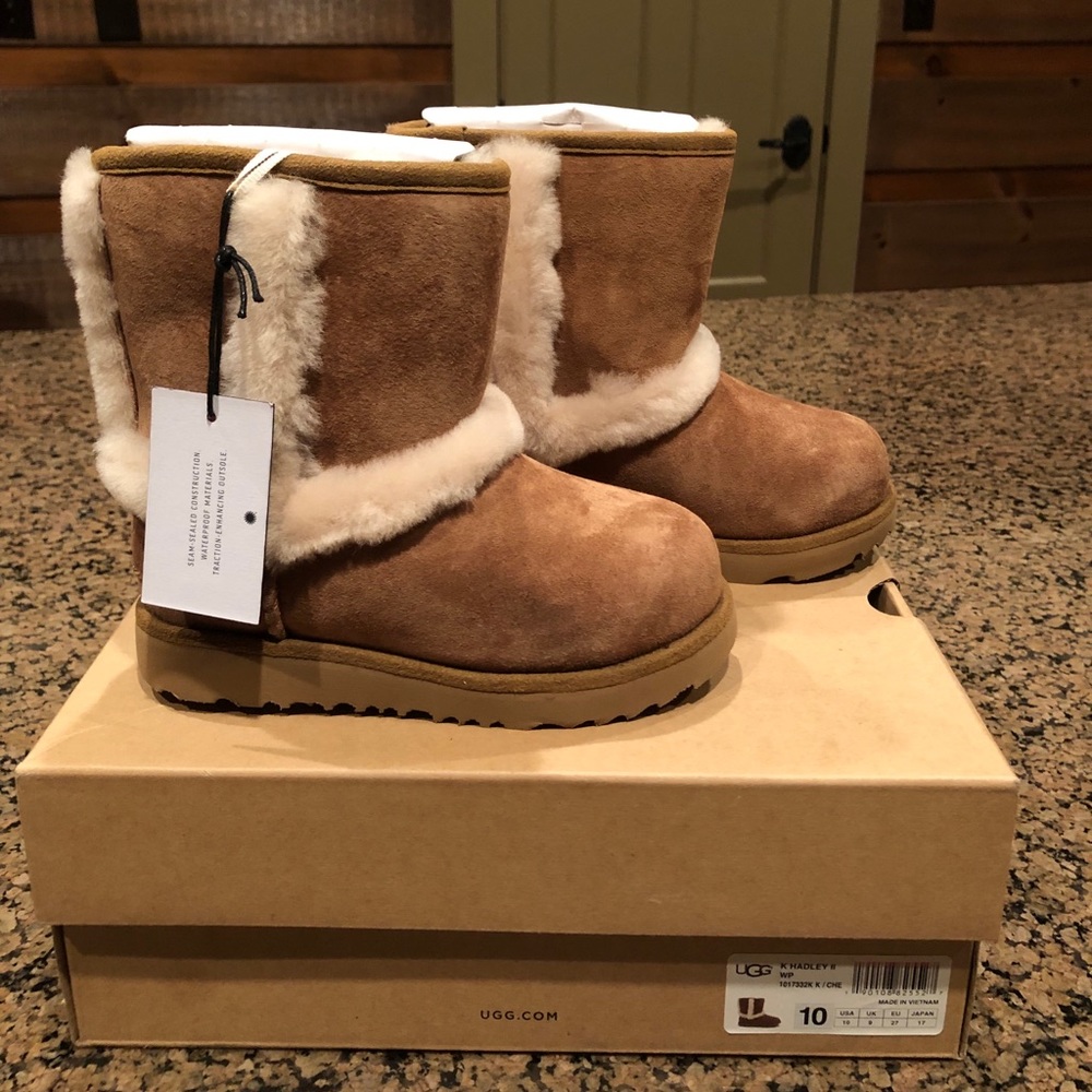 Ugg Hadley 2 Chestnut Boots Sz 10